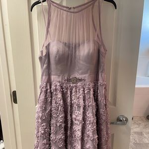 Lavender Adrianna Papell dress!